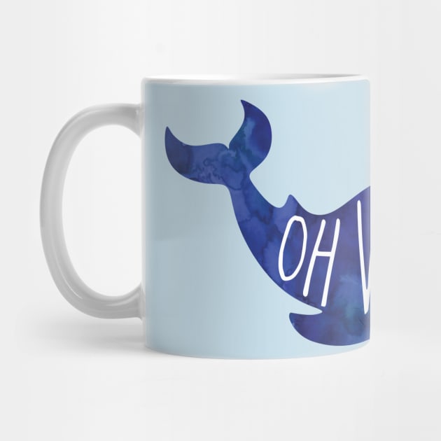 Oh Whale! Funny Pun Design by HiTechMomDotCom